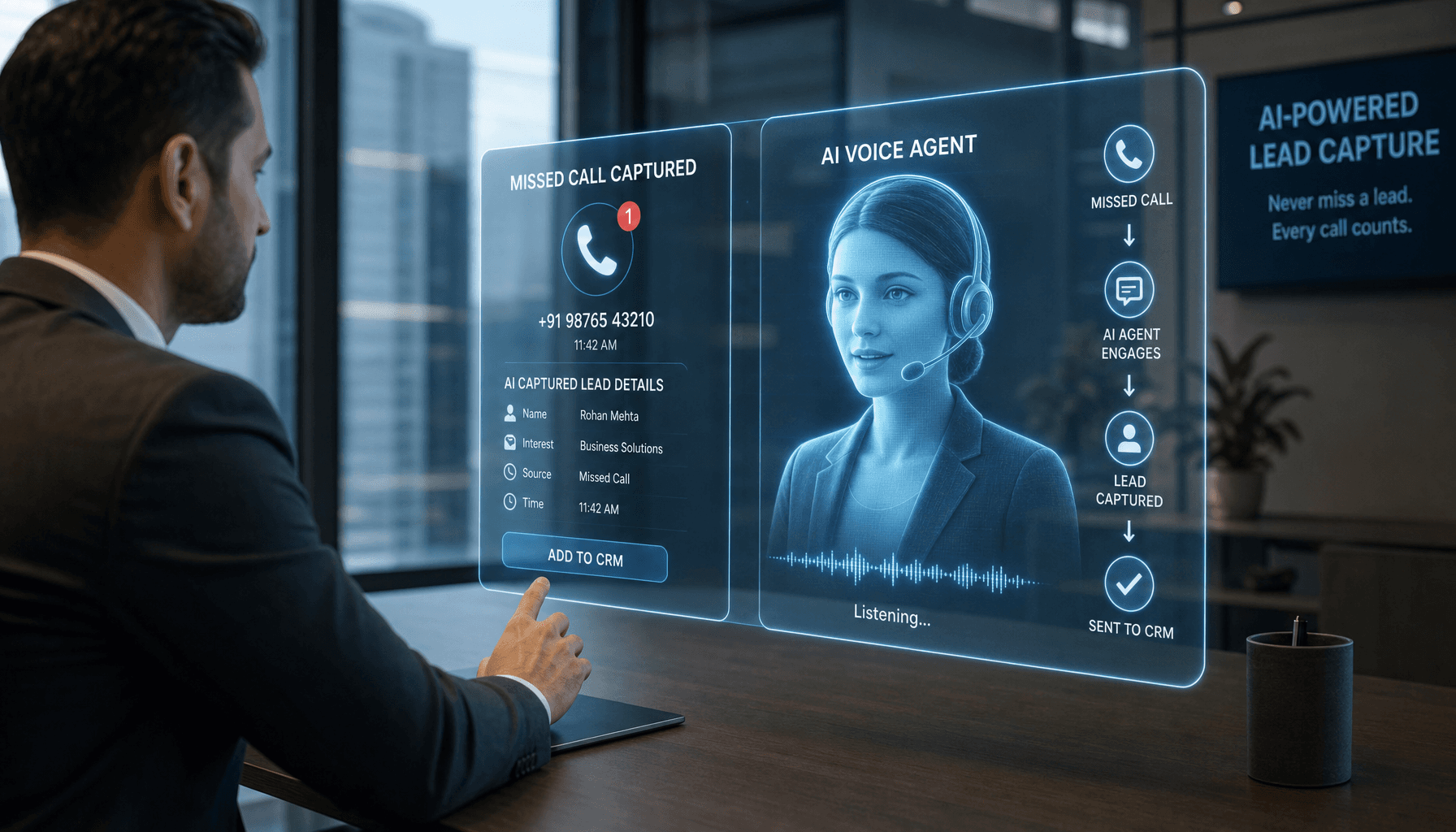 Capture Leads from Missed Calls Using AI Voice Agents