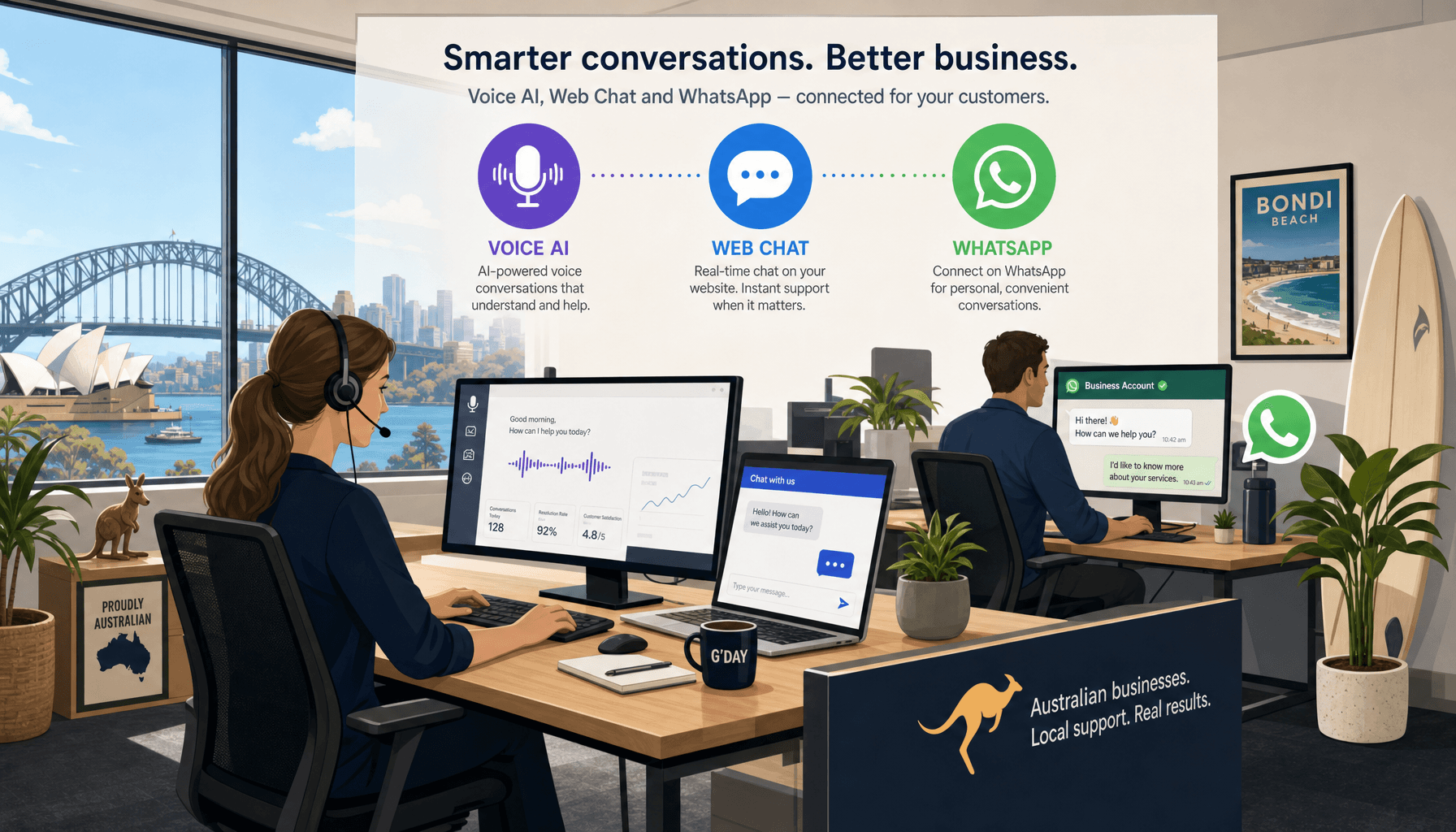 Choosing Voice AI, Web Chat, or WhatsApp for SMBs