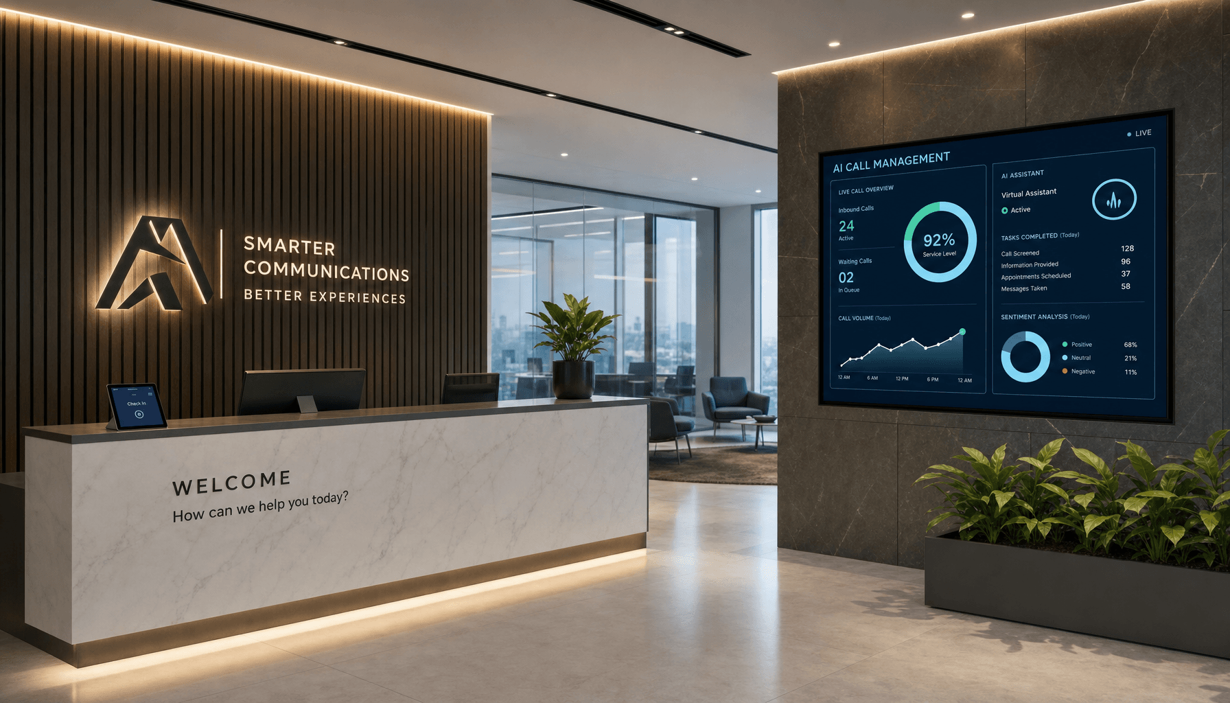 Reduce Front-Desk Costs with AI Receptionists